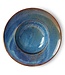 HKLIVING Pastabord Chef ceramics: pasta plate rustic blue