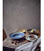 HKLIVING Pastabord Chef ceramics: pasta plate rustic blue