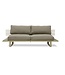 HKliving Bank aluminium outdoor lounge sofa olive