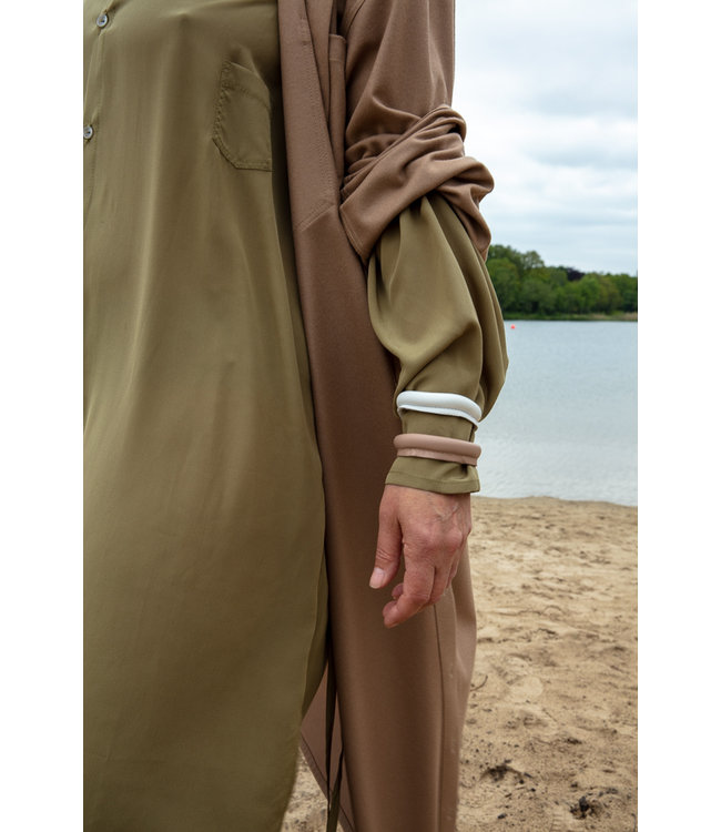 Slingher Haarclip Armband wit