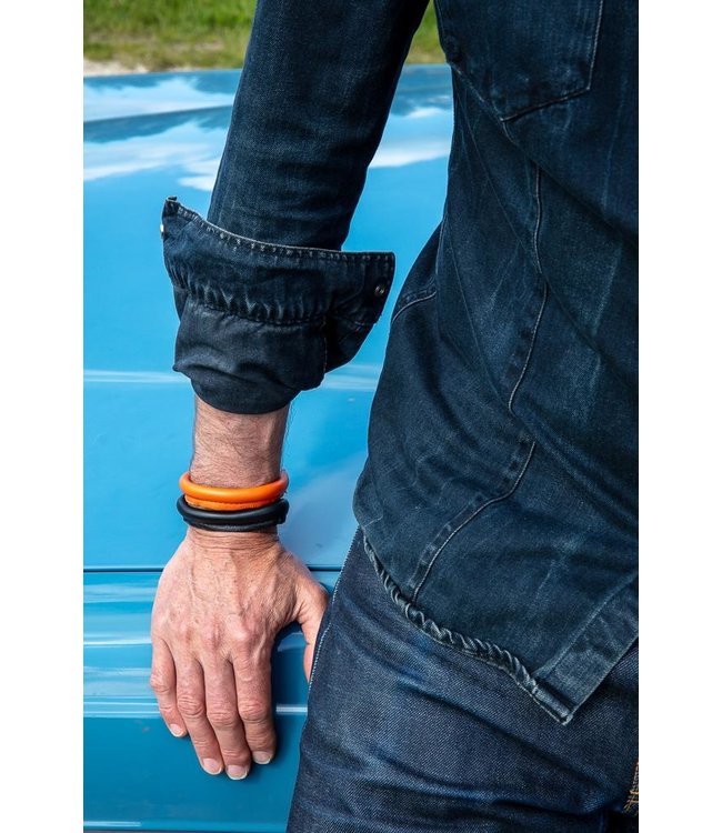 Slingher Haarclip Armband zwart