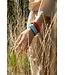 Slingher Haarclip Armband blauw