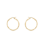 Anna+Nina Oorbellen dazzling hoop earrings brass goldplated goud essential