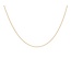 Anna+Nina Ketting Twisted plain necklace short goldplated goud