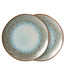 HKliving Bord 70s ceramics: dinner plate mineral (set of 2)