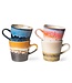 HKliving Mok 70s ceramics: americano mugs (set of 4)