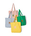 HKliving Tas Hkliving cotton shopping bag yellow