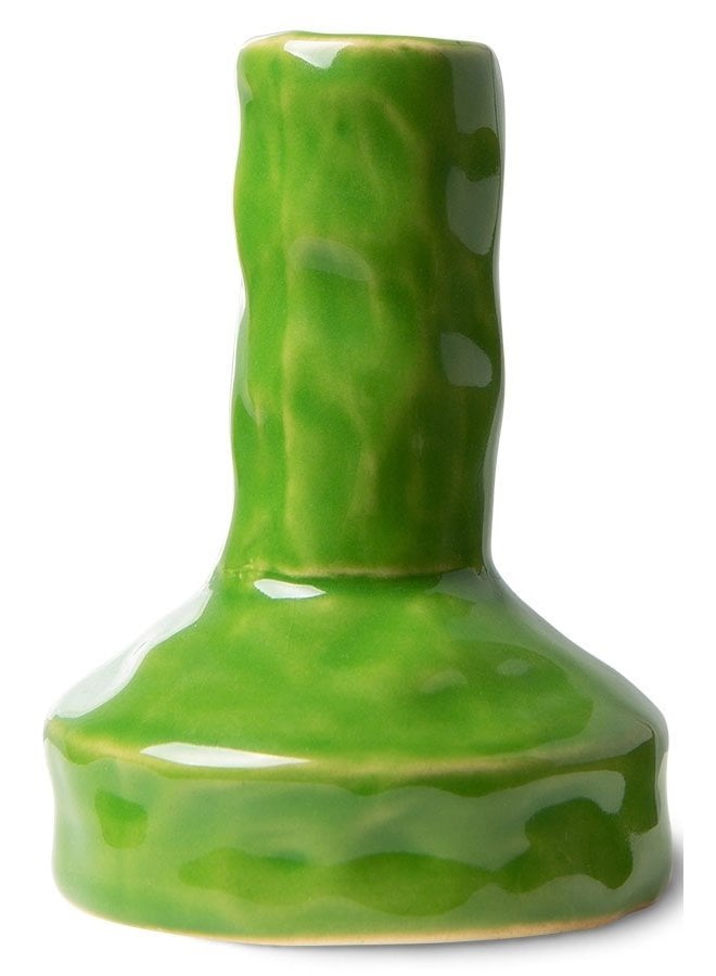 Kaarsenhouder the emeralds ceramic candle holder s lime green