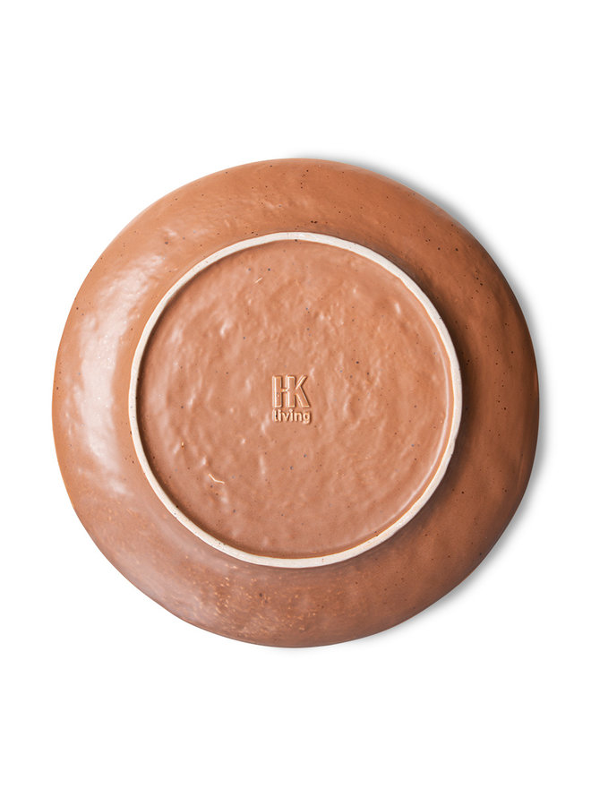 Bord bold&basic ceramics side plate brown