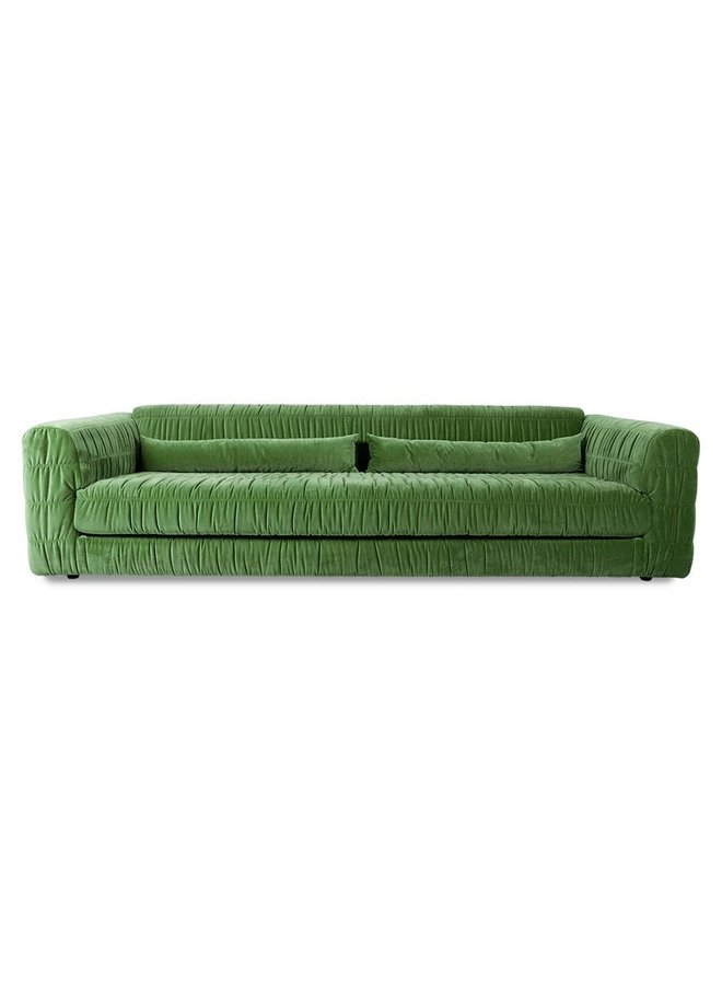 Bank club couch royal velvet, green