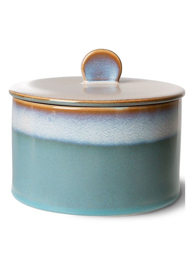 Koektrommel ceramic 70's cookie jar dusk