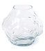 HKliving Vaas HK objects cloud vase clear glass low