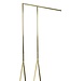 HKliving Kledingrek clothing rack with hanger/hook set, brass