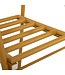 HKLIVING Kledingrek clothing rack with hanger/hook set, ginger orange