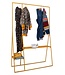 HKliving Kledingrek clothing rack with hanger/hook set, ginger orange