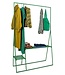 HKliving Kledingrek clothing rack with hanger/hook set, fern green