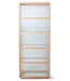 HKLIVING Kast display cabinet wood with ribbed glass, natural