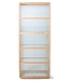 HKliving Kast display cabinet wood with ribbed glass, natural