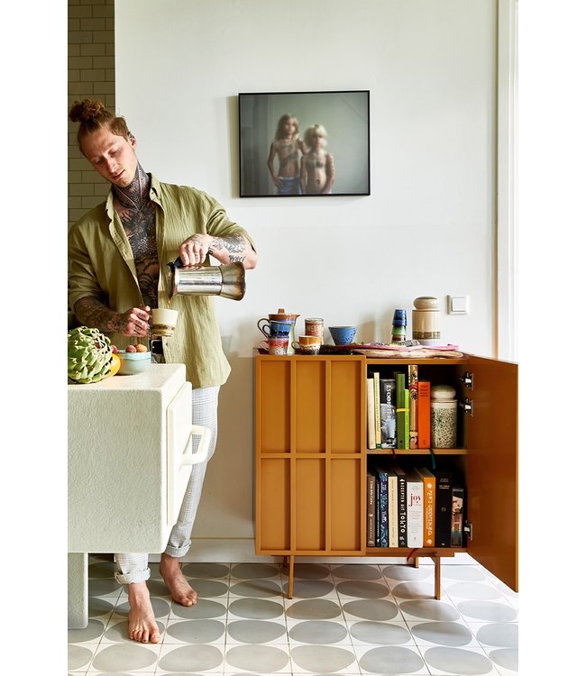 HKLIVING Kast cupboard, ginger orange