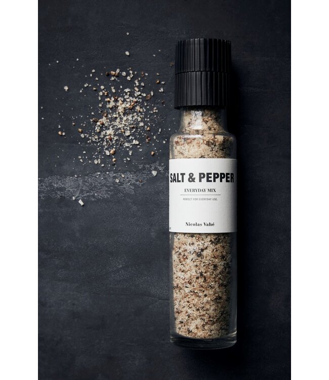 Nicolas Vahé Zout & peper Salt and pepper, everyday mix 310g