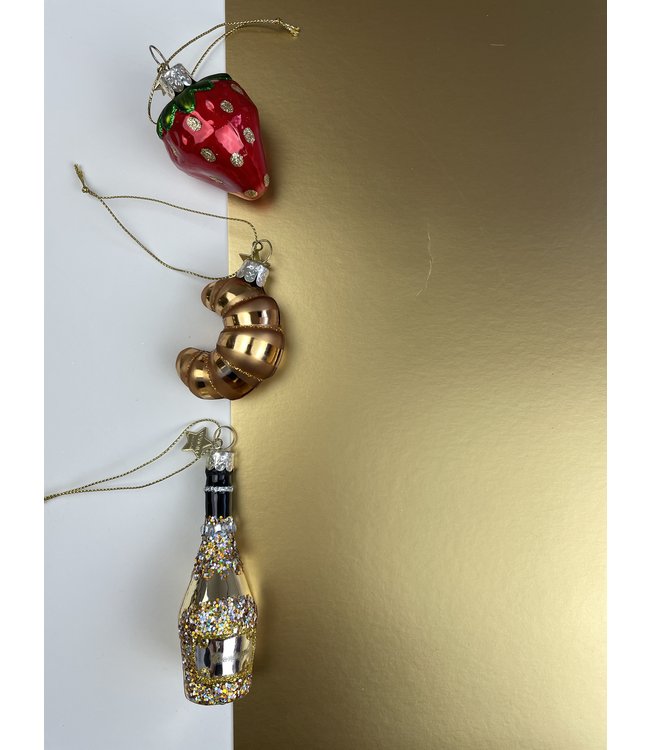 Vondels Ornament glass goodmorning mini set of 3