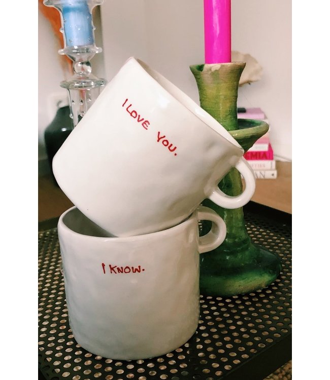 Anna+Nina Mok  I Love You Mug White essential
