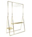 HKLIVING Kledinghangers clothing hanger brass set of 4