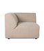 HKliving Bank jax couch: element left end, boucle, taupe