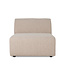 HKliving Bank jax couch: element middle, boucle, taupe