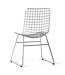 HKliving Stoel metal wire chair silver