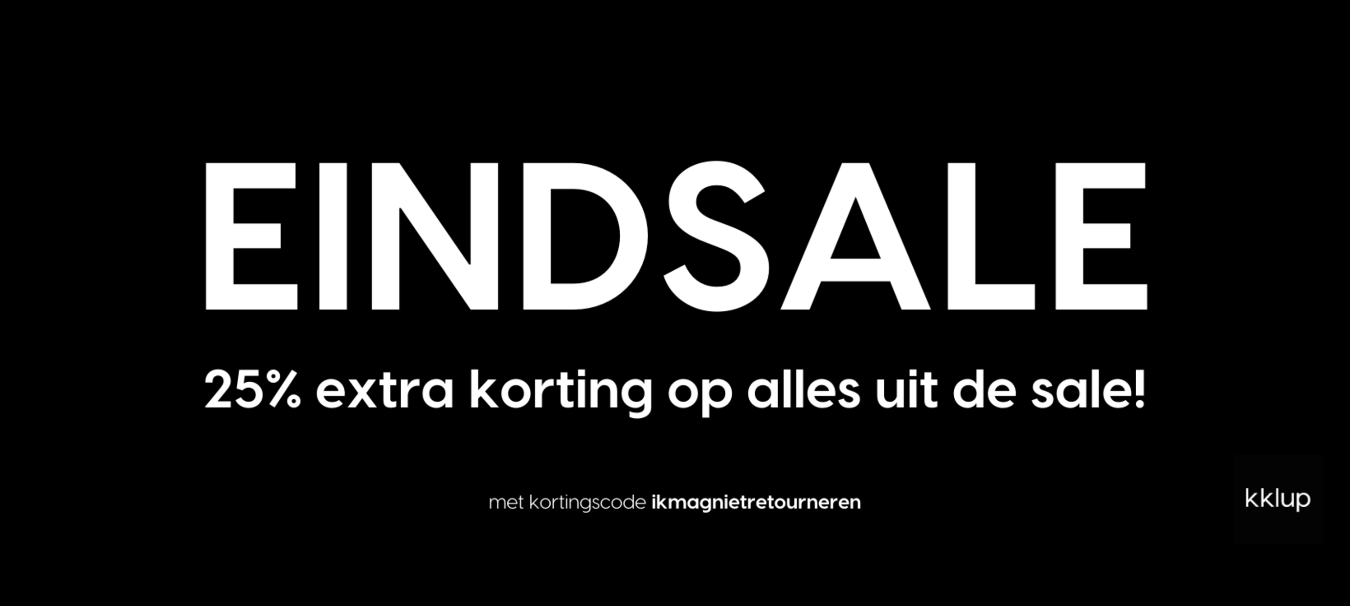 KKLUP EINDSALE ⚡