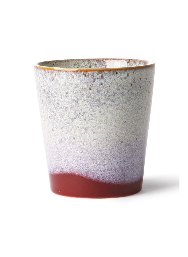 Mok ceramic 70's coffee frost