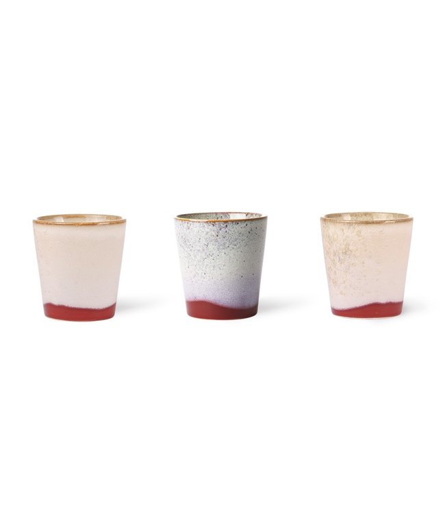HKLIVING Mok 70s ceramics:  coffee frost