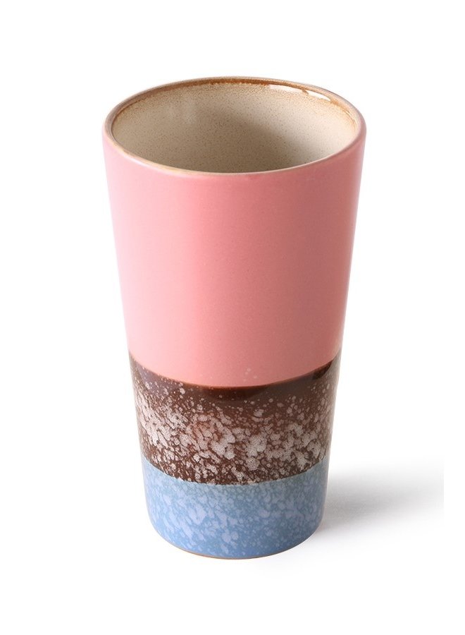 Mok ceramic 70's latte mug reef