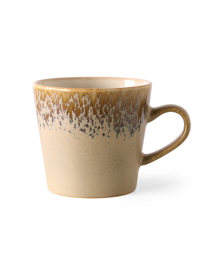 Mok ceramic 70's cappuccino bark
