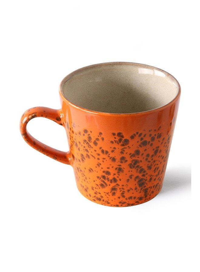 Mok ceramic 70's americano mug magma