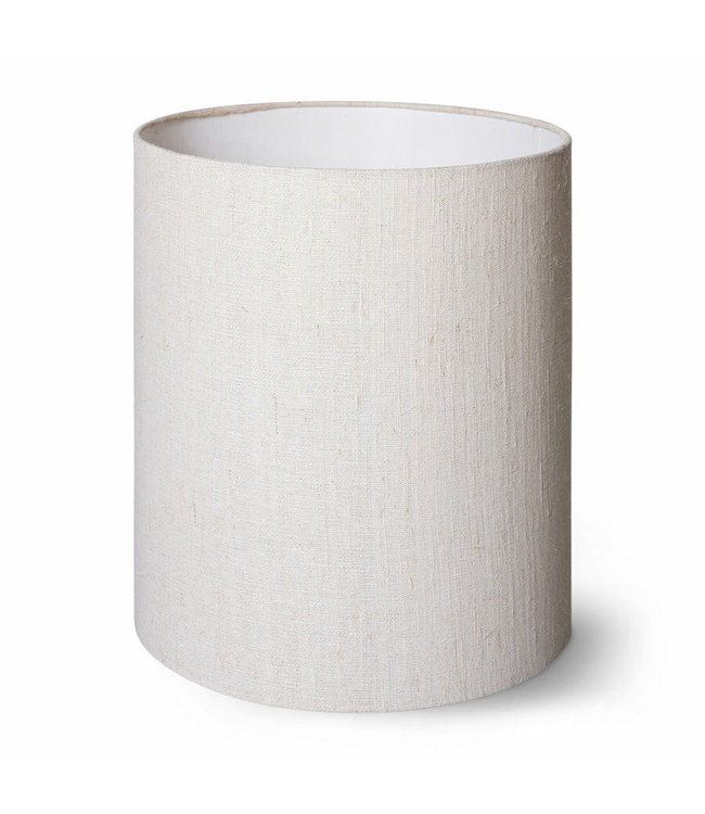 HKliving Lampenkap cilinder lamp shade natural linen ø30cm