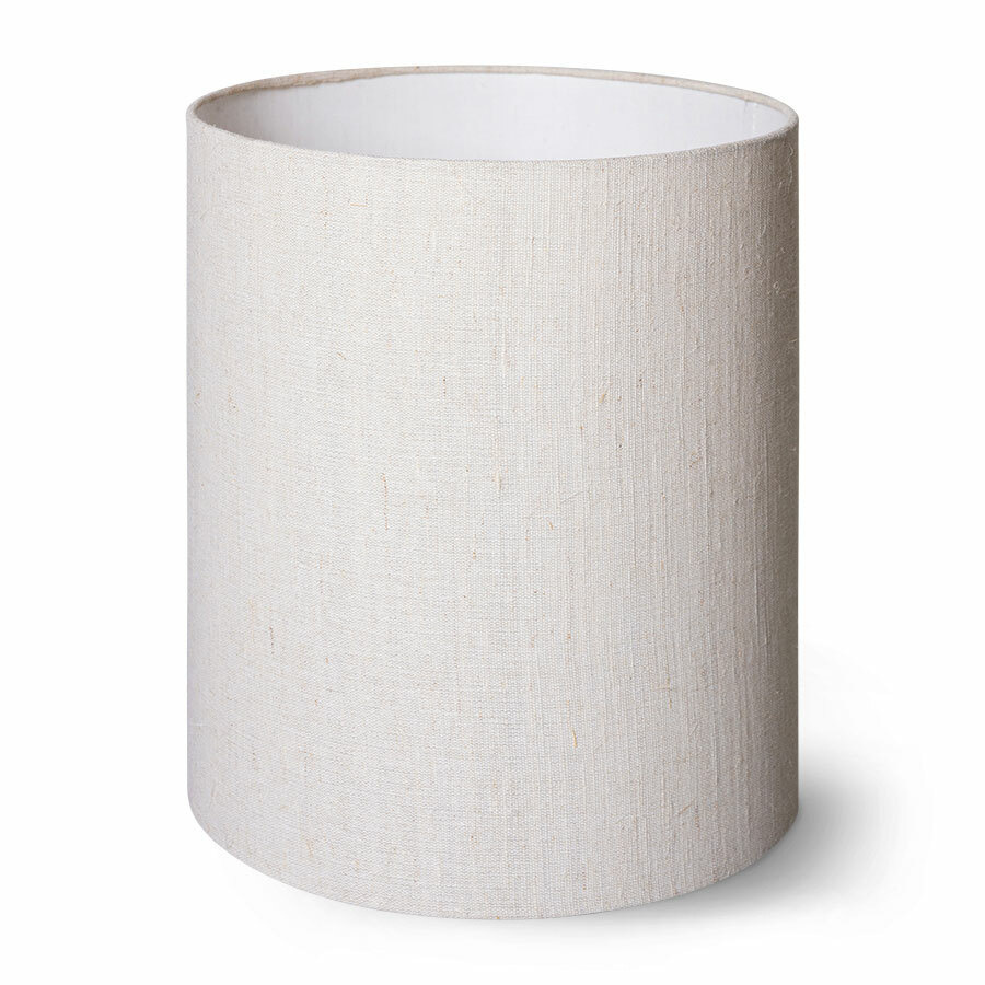 natural linen drum shade