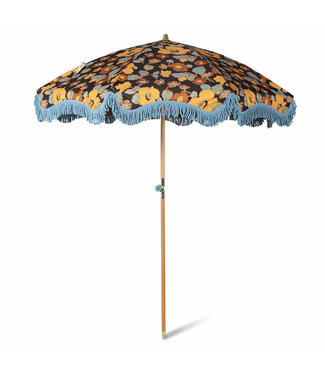 HKliving Parasol beach umbrella floral energy
