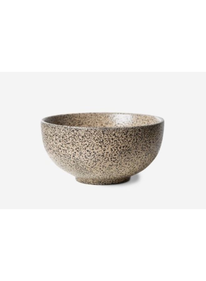 Kom gradient ceramics bowl taupe