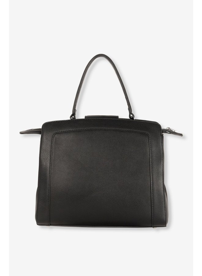 Tas Ladies faux leather alix bag black