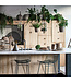 HKLIVING Barstoel wire bar stool black