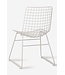 HKLIVING Stoel metal wire chair white