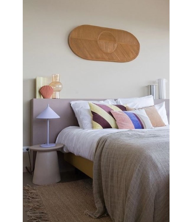 HKLIVING Bijzettafel earthenware creme