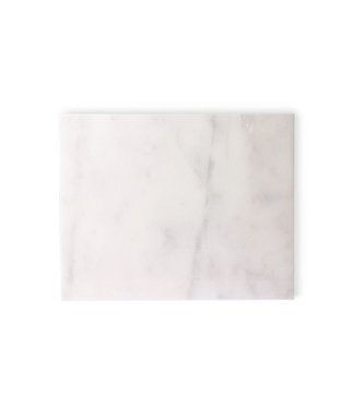 HKliving Snijplank marble white polished cutting board