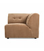 HKliving Bank vint couch: element right, corduroy rib, brown