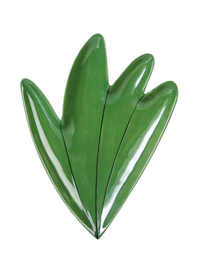 Bord plate leaf dark green
