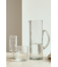 Urban Nature Culture Glas tumbler hammered transparent