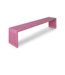 HKLIVING Bank slatted bench hot pink L