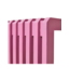 HKLIVING Bank slatted bench hot pink L